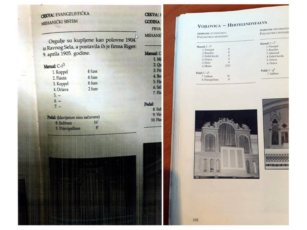 Orgulje u Slovačkoj evangelističkoj crkvi